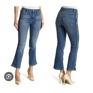 Frame Denim Blue Ankle & Cropped Jeans